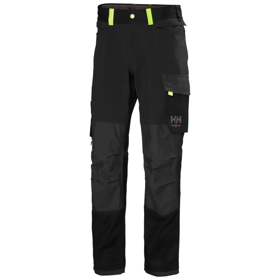 Helly Hansen 77395 Oxford 4X CNCT Broek C60 Zwart/Grijze Mist