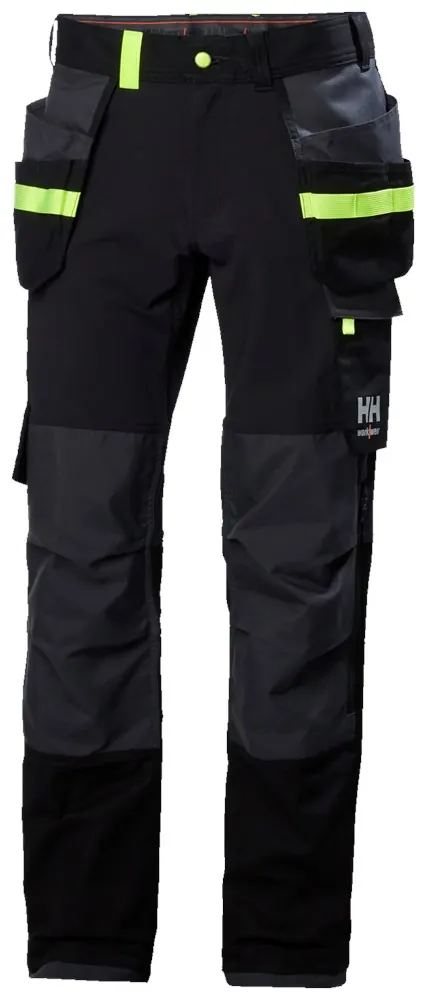 Helly Hansen 77405 Oxford 4X Construction Broek C60 Zwart/Ebony