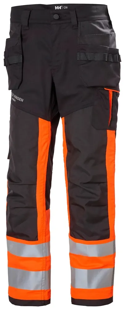 Helly Hansen 77422 Alna 2.0 Construction Broek CL 1 D108 Oranje/Ebony