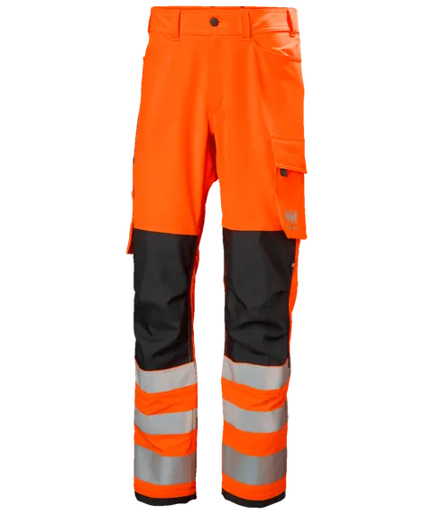 Helly Hansen 77430 Alna 4x Werkbroek CL 2 44 Oranje/Ebony