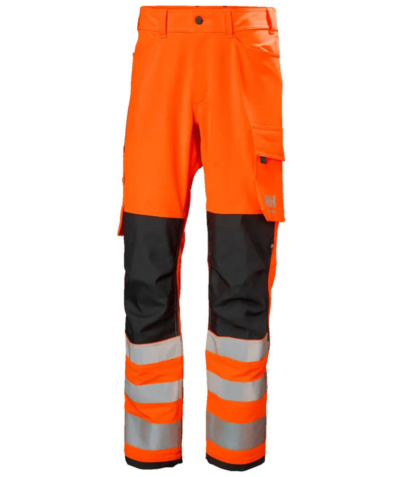 Helly Hansen 77430 Alna 4x Werkbroek CL 2 C150 Oranje/Ebony