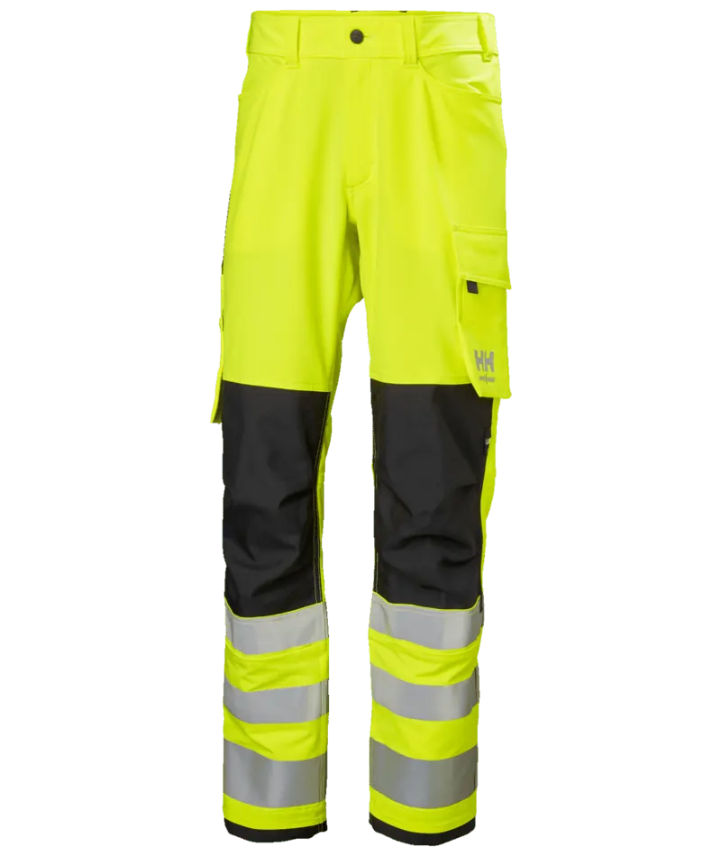 Helly Hansen 77430 Alna 4x Werkbroek CL 2 C146 Geel/Ebony