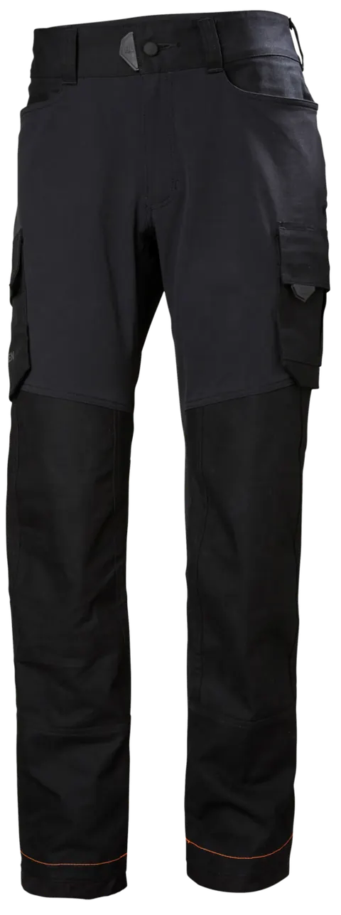 Helly Hansen 77445 Chelsea Evo Cargo Broek D92 Zwart/Donkeroranje