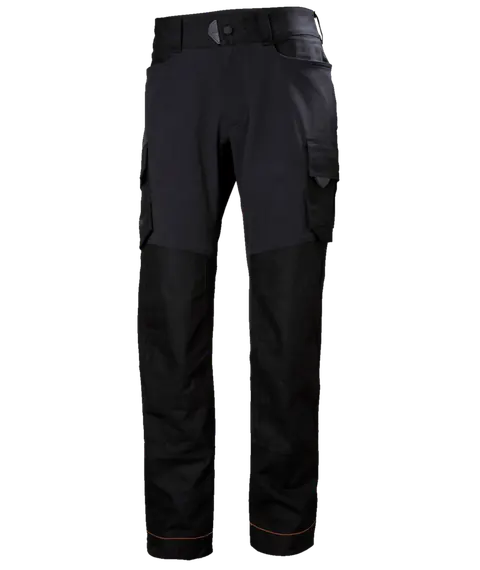 Helly Hansen 77445 Chelsea Evo Cargo Pant C50 Zwart/Donkeroranje