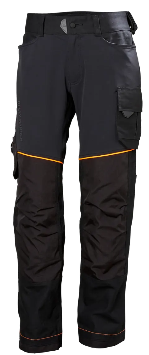 Helly Hansen 77446 Chelsea Evo Werkbroek C64 Zwart/Donkeroranje