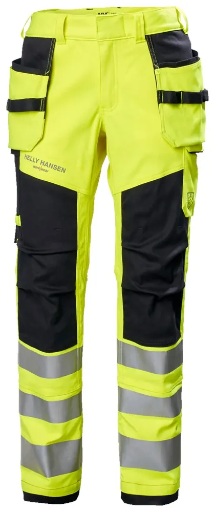 Helly Hansen 77452 Fyre Construction Broek CL 2 D100 Geel/Ebbenhout