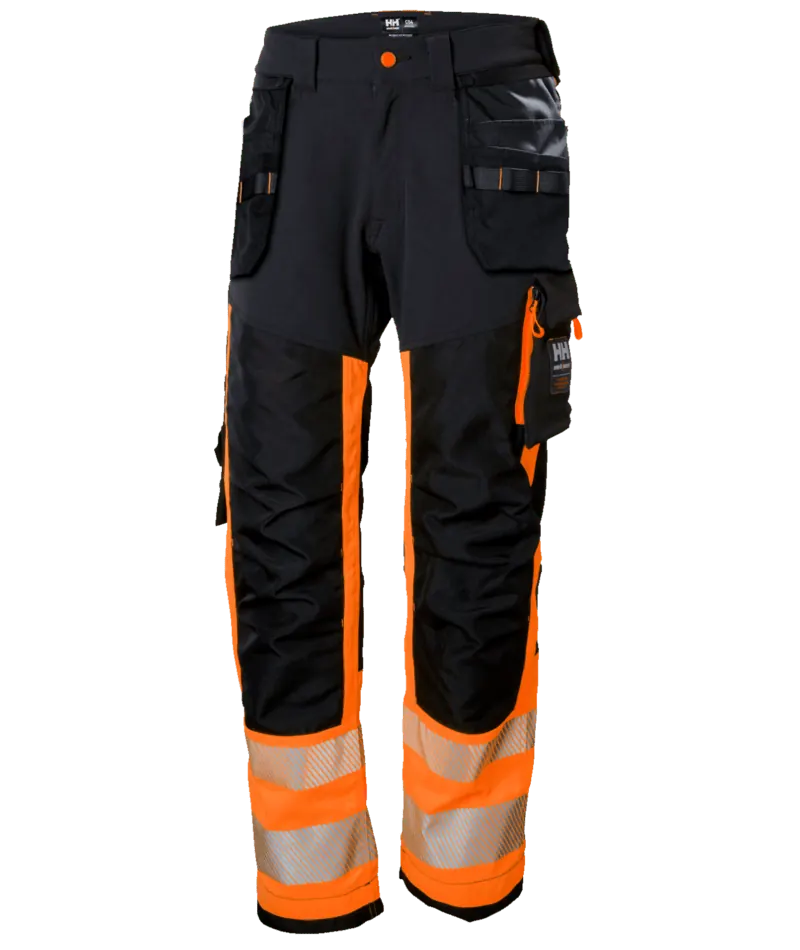 Helly Hansen 77471 ICU Constructiebroek CL 1 46 Oranje/Ebony