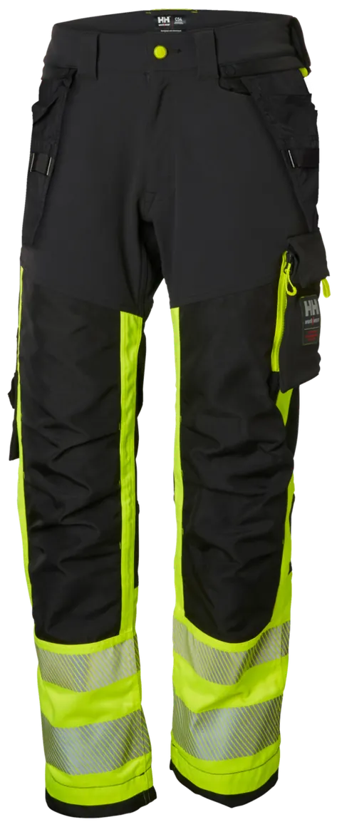 Helly Hansen 77471 ICU CONSTR. Broek CL 1 D120 Geel/Ebony