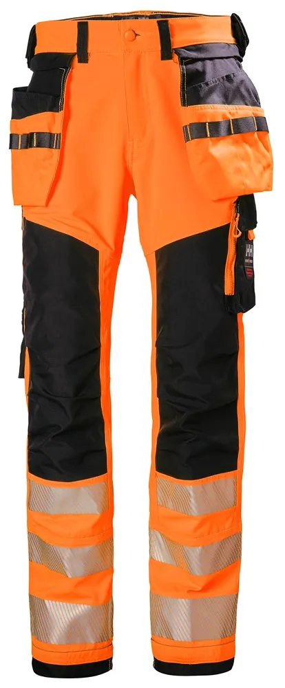 Helly Hansen 77472 ICU Construction Pant CLASS 2 D96 Oranje / Ebony