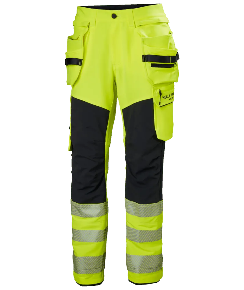 Helly Hansen 77499 ICU BRZ Cons Pant CL 2 C60 Geel/Ebony