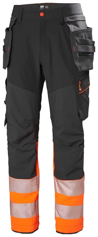 Helly Hansen 77500 ICU BRZ Construction Pant CL 1 D120 Oranje/Ebony