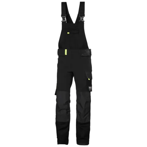 Helly Hansen 77504 Oxford 4x CNCT BIB C44 Zwart/Grijze Mist