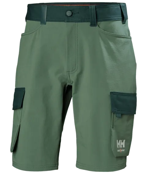 Helly Hansen 77508 Oxford 4xCargo Shorts C50 Groen/Donkergroen