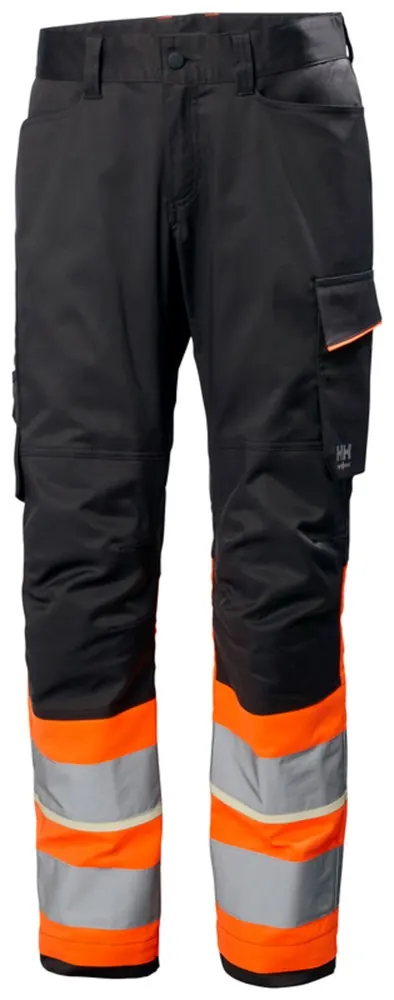 Helly Hansen 77513 Uc-Me Werkbroek Cl1 C150 Hi Vis Oranje/Ebbenhout