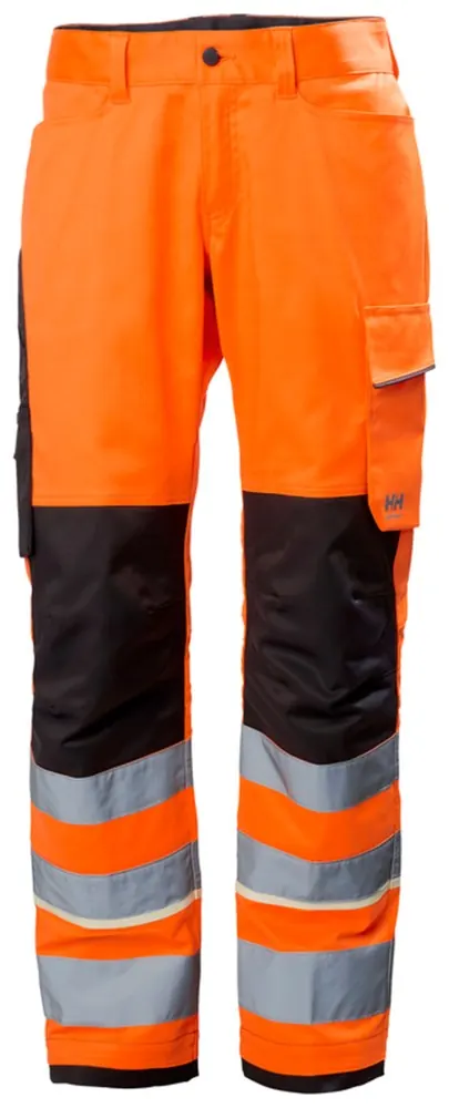 Helly Hansen 77514 Uc-Me Werkbroek Cl2 C148 Hi Vis Oranje/Ebbenhout