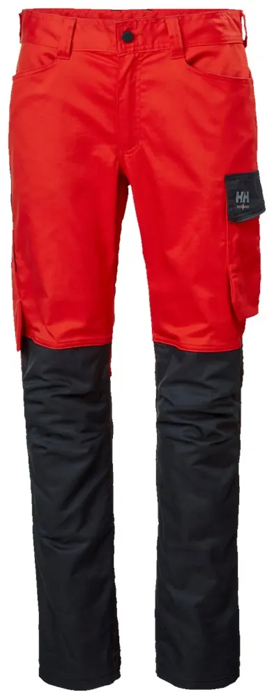 Helly Hansen 77523 Manchester Werkbroek 62 Alert Rood/Ebbenhout