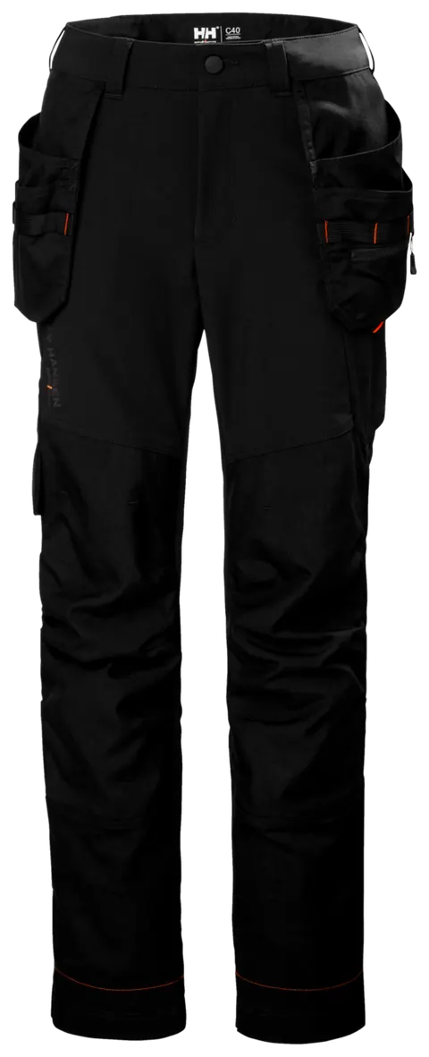 Helly Hansen 77590 W Luna BRZ Bouwbroek C40 Zwart/Wit