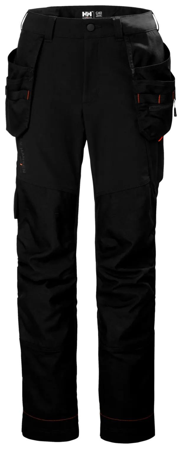 Helly Hansen 77590 W Luna BRZ Bouwbroek C42 Zwart/Wit