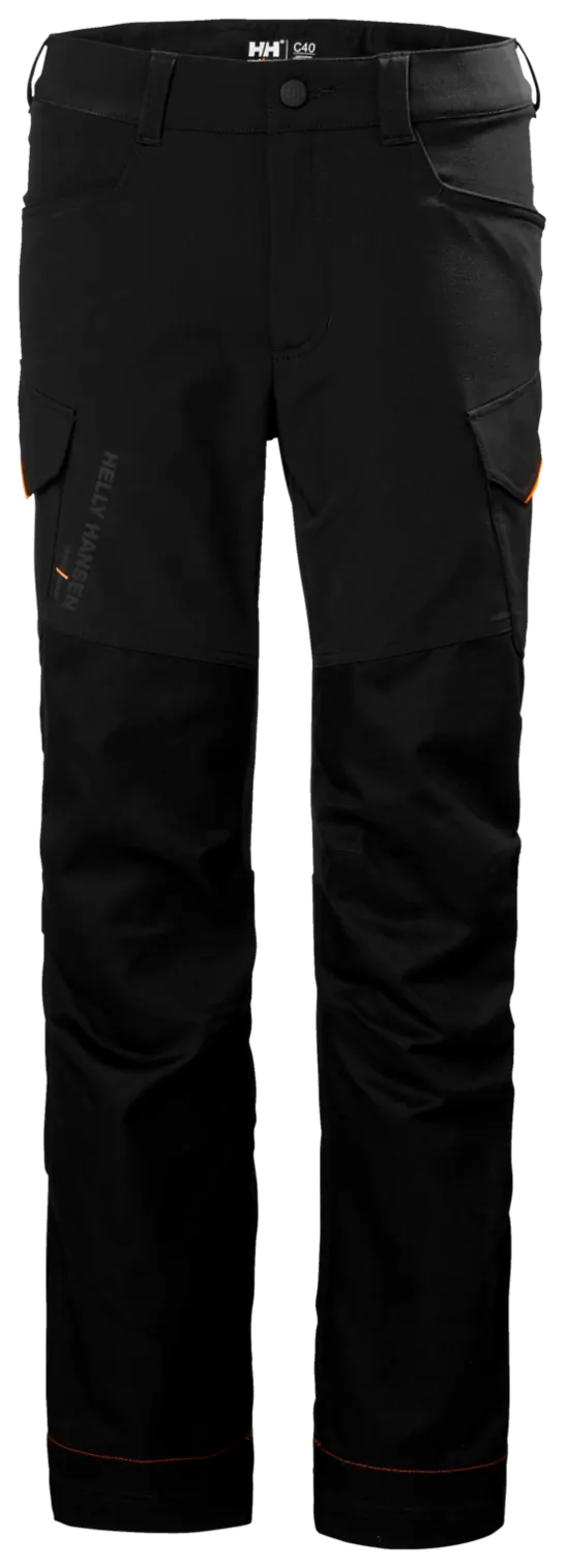 Helly Hansen 77593 W Chelsea BRZ Car. Broek C40 Zwart/Wit