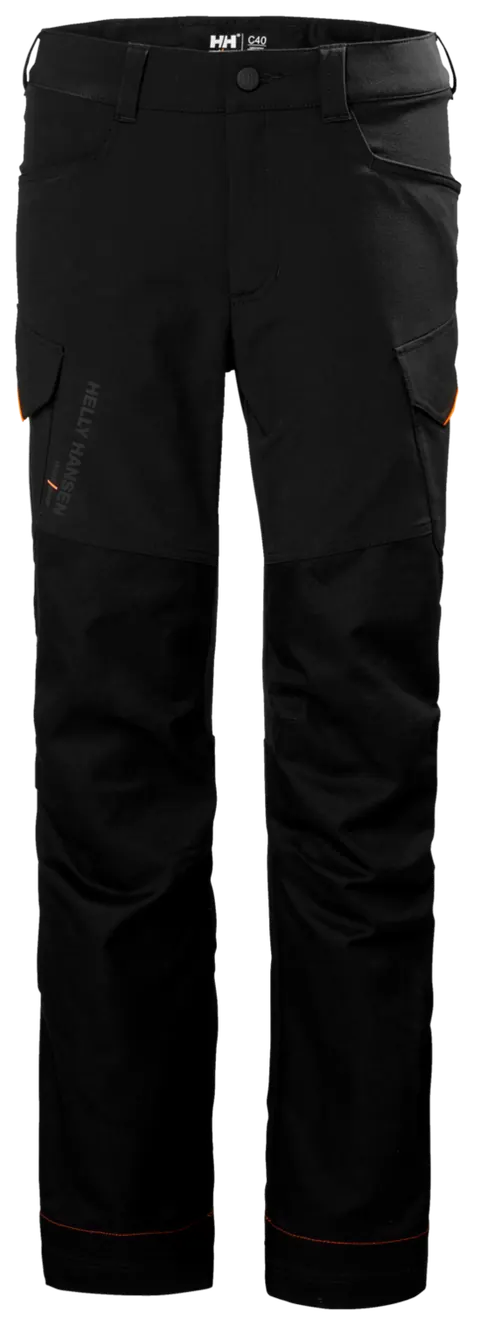 Helly Hansen 77593 W Chelsea BRZ Car. Broek C42 Zwart/Wit