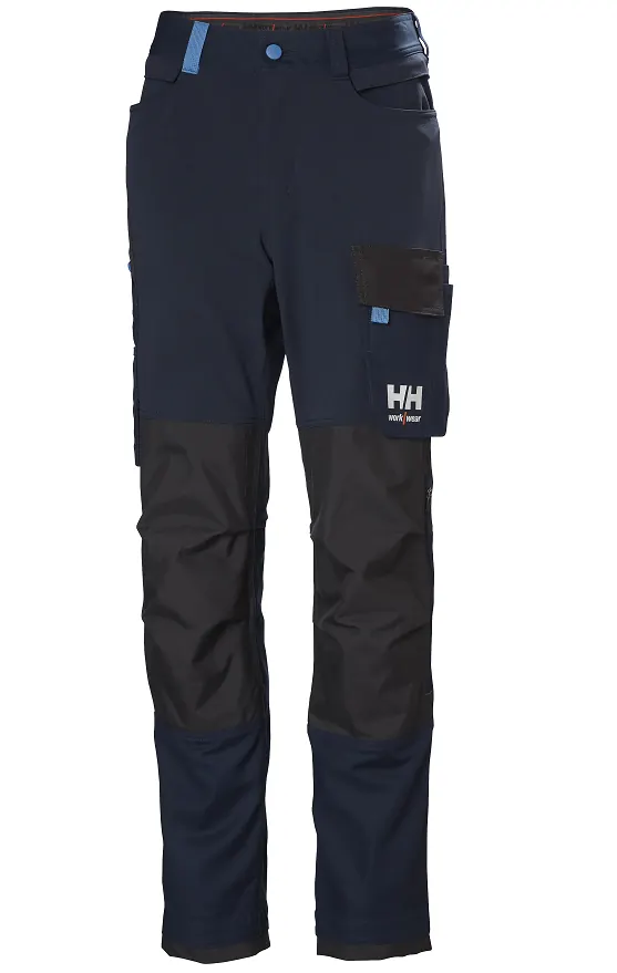 Helly Hansen HH 77597 W OXFORD 4X CNCT PANT Marineblauw/Ebony