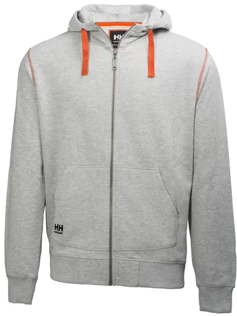 Helly Hansen 79028 Oxford Zip Hoodie 2XL Grey Melange