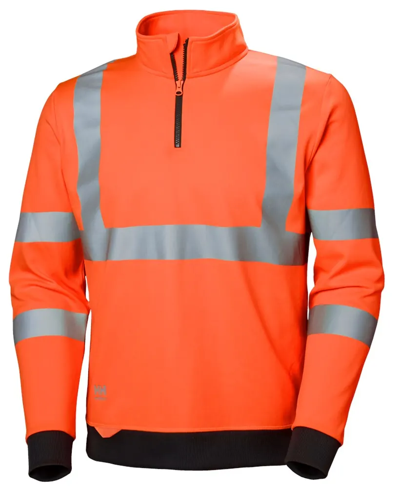 Helly Hansen 79096 Addvis Sweatshirt Met Halve Rits oranje