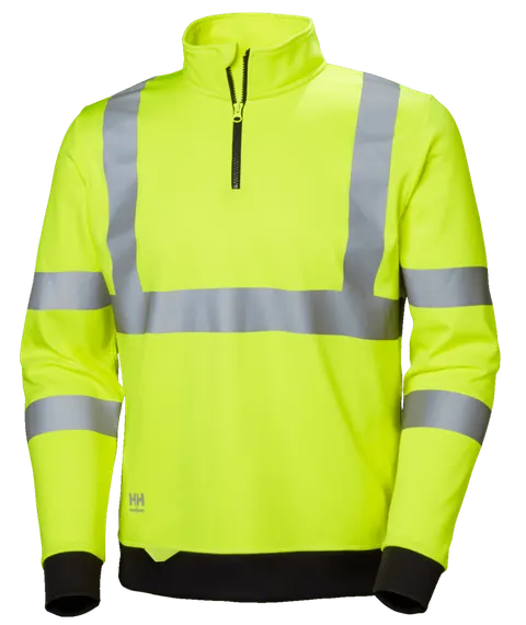 Helly Hansen 79096 Addvis ZIP Sweatshirt 5XL HV Geel