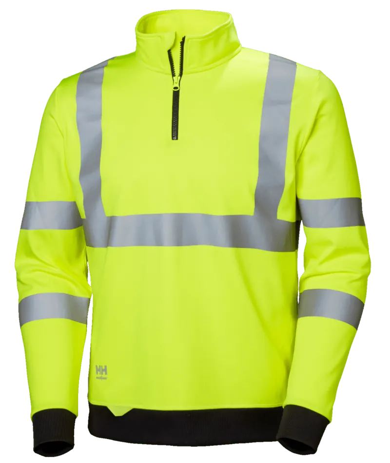 Helly Hansen 79096 Addvis ZIP Sweatshirt 5XL HV Geel