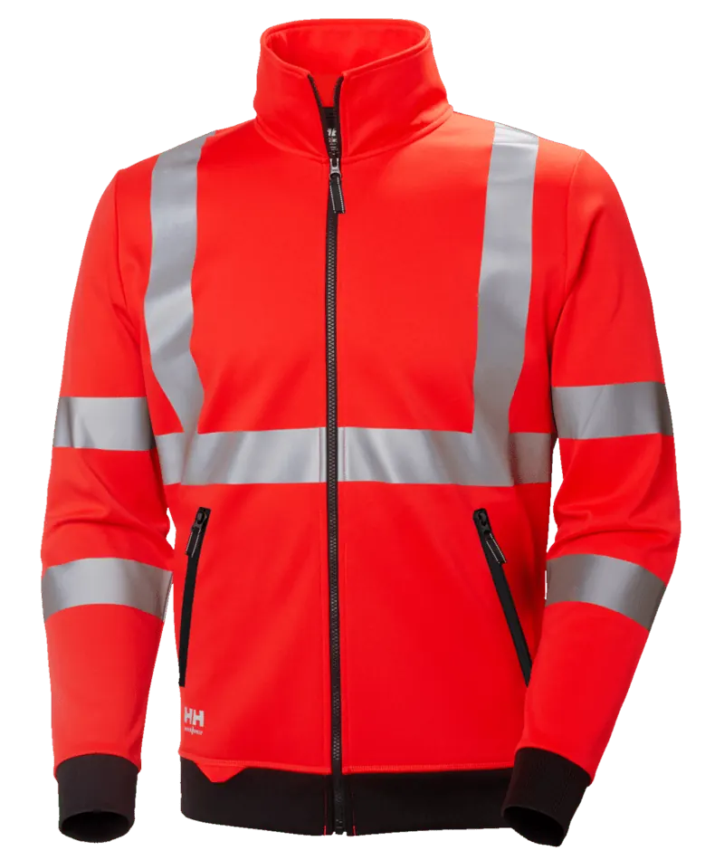 Helly Hansen 79112 Addvis Zip Sweatshirt 3XL HV Rood