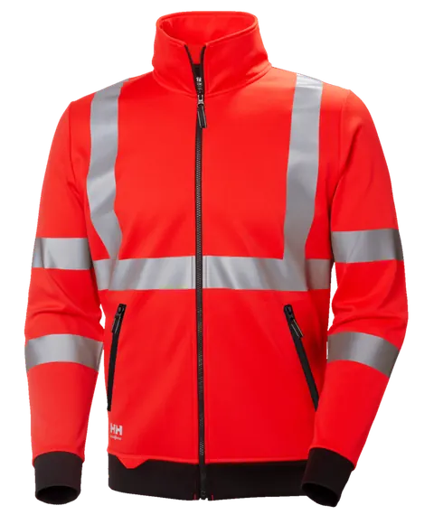 Helly Hansen 79112 Addvis Zip Sweatshirt 4XL HV Rood