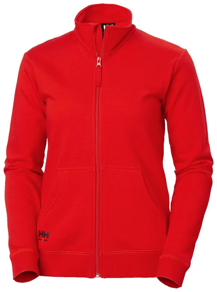 Helly Hansen 79213 W Manchester Sweatshirt Met Rits Alert Rood