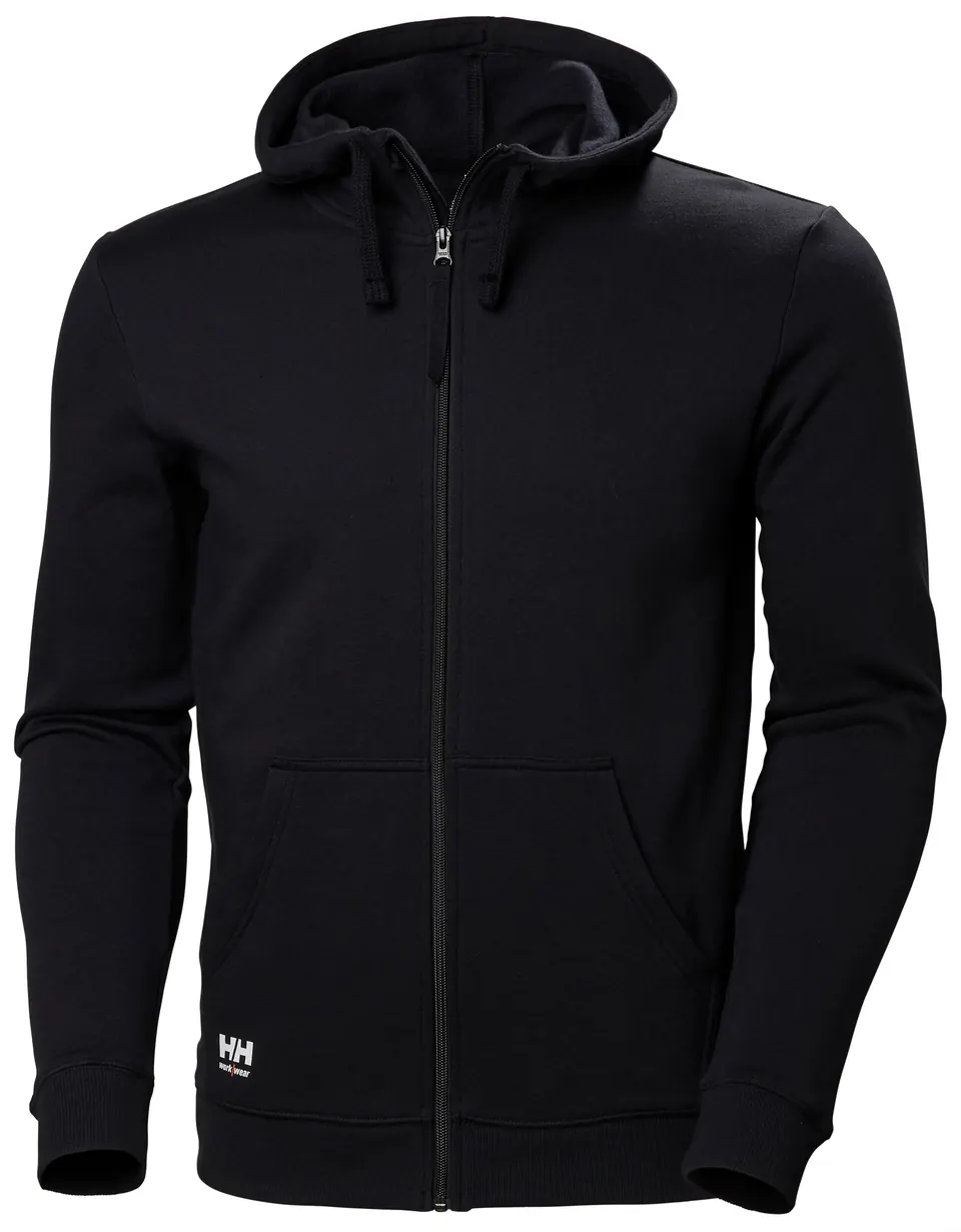 Helly Hansen 79216 Manchester ZIP Hoodie XL Zwart/Wit
