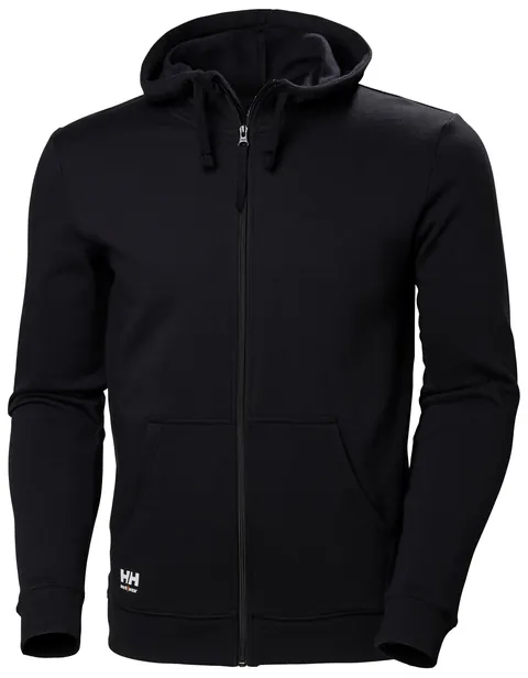 Helly Hansen 79216 Manchester ZIP Hoodie 4XL Zwart/Wit
