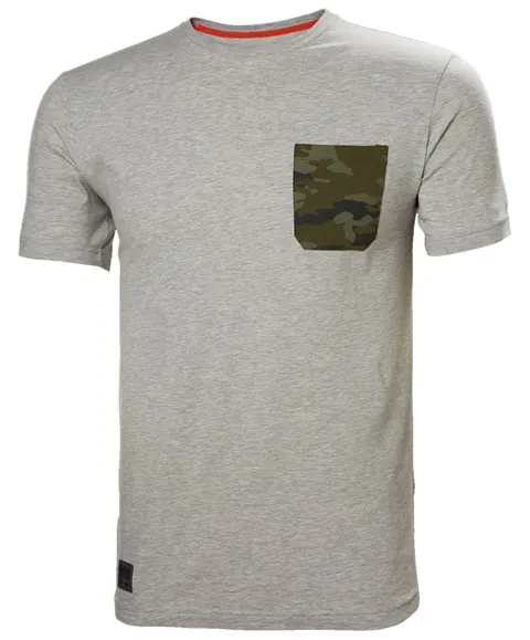 Helly Hansen 79246 Kensington T-shirt 3XL Grijs Mélange Camouflage