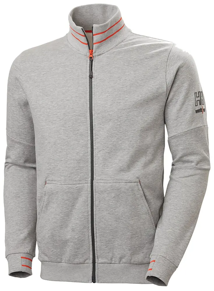 Helly Hansen 79247 Sweatshirt Met Kensington Ritssluiting 3XL Grijs Melange