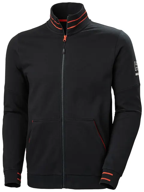 Helly Hansen 79247 Sweatshirt Met Kensington Ritssluiting zwart