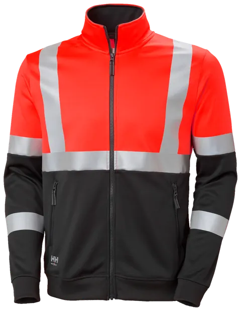 Helly Hansen 79258 Addvis Zip Sweater XS Rood/Ebony