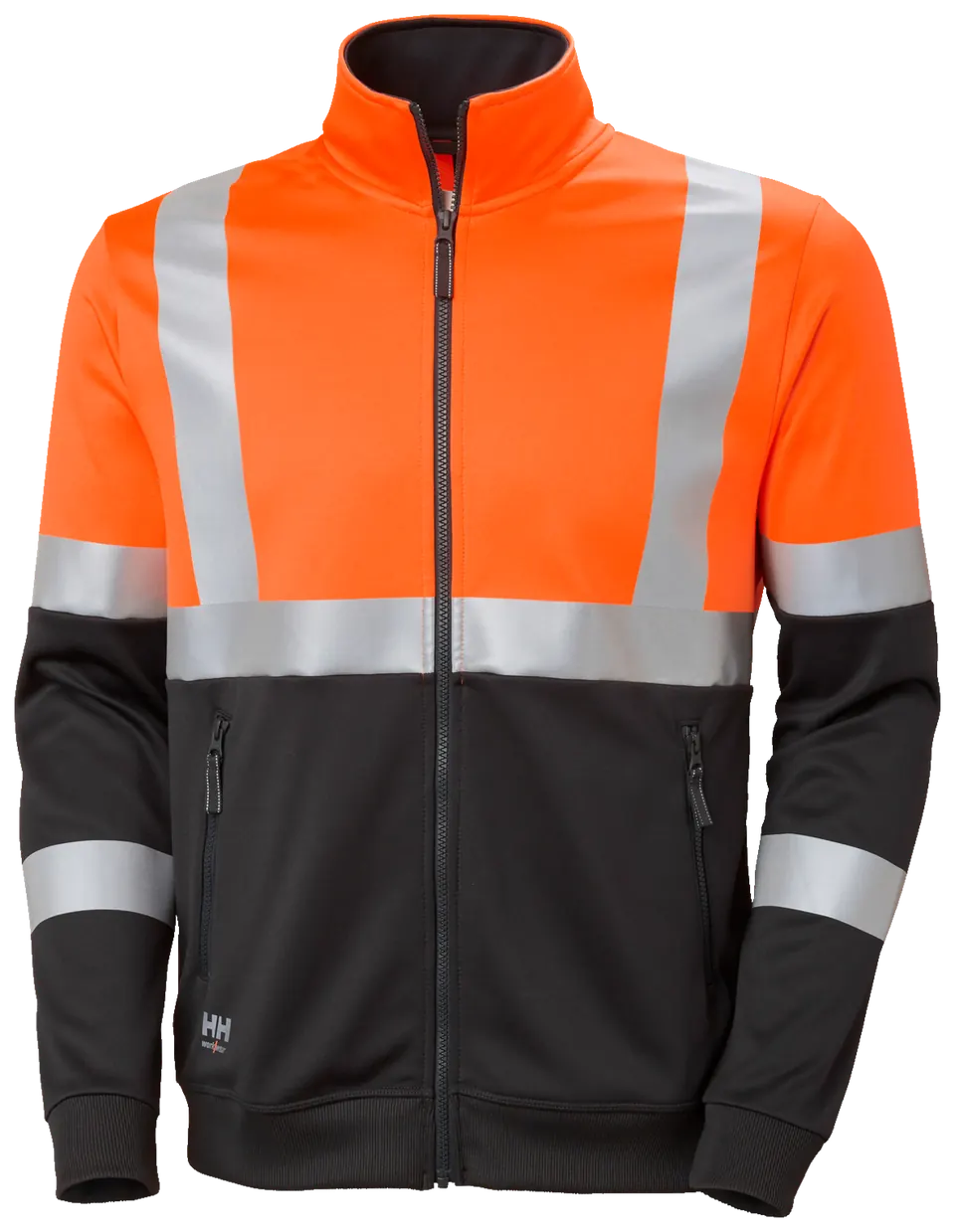 Helly Hansen 79258 Addvis Zip Sweater 4XL Oranje/Ebony