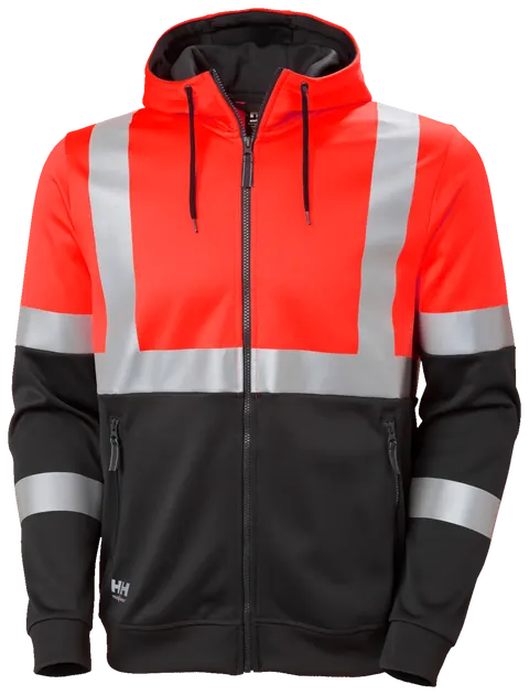 Helly Hansen 79259 Addvis Zip Hoodie CL 1 2XL Rood/Ebony