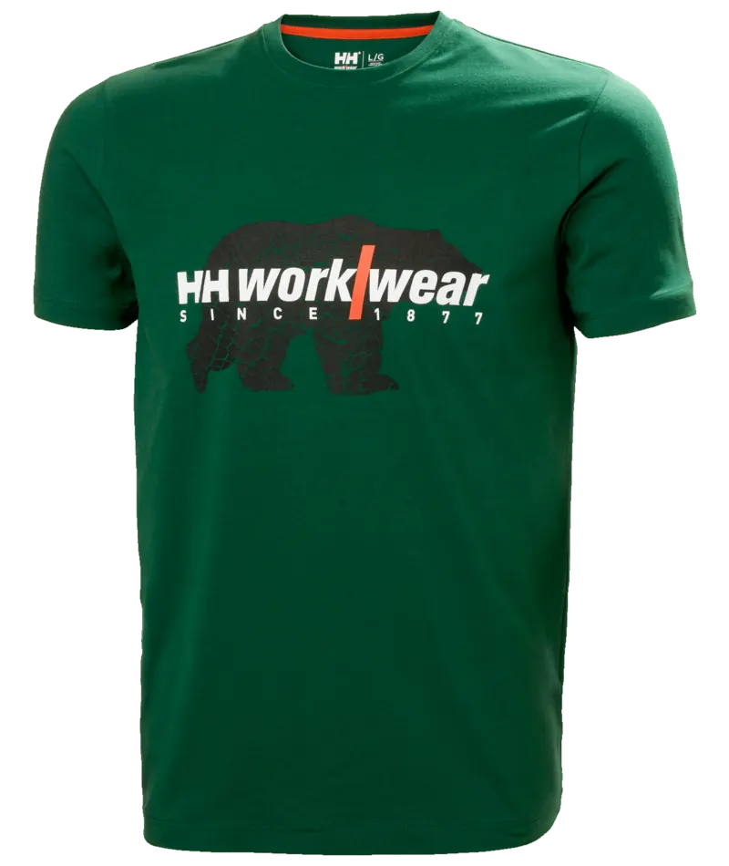 Helly Hansen 79261 Logo T-Shirt Groen