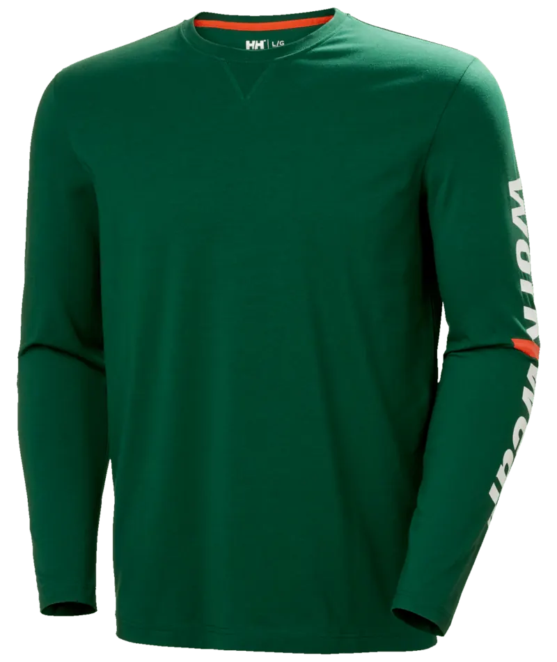 Helly Hansen 79262 Logo Longsleeve XS Groen