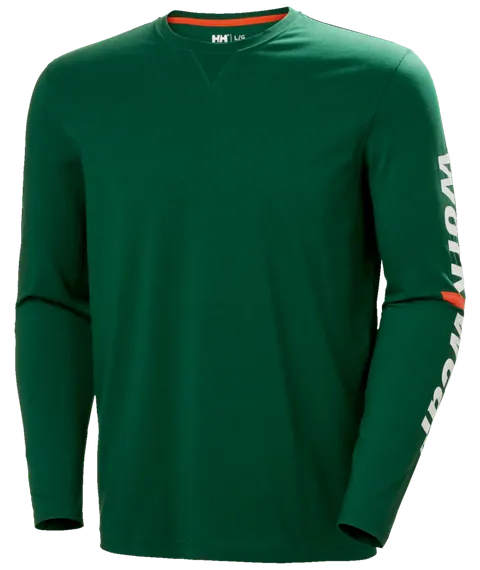 Helly Hansen 79262 Logo Longsleeve XL Groen