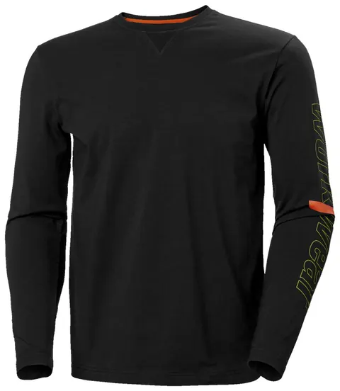 Helly Hansen 79262 Longsleeve Met Logo 3XL zwart