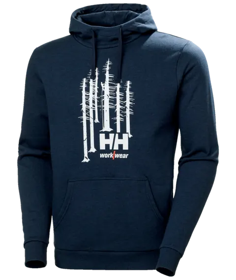Helly Hansen 79264 Logo Hoodie 4XL Marineblauw