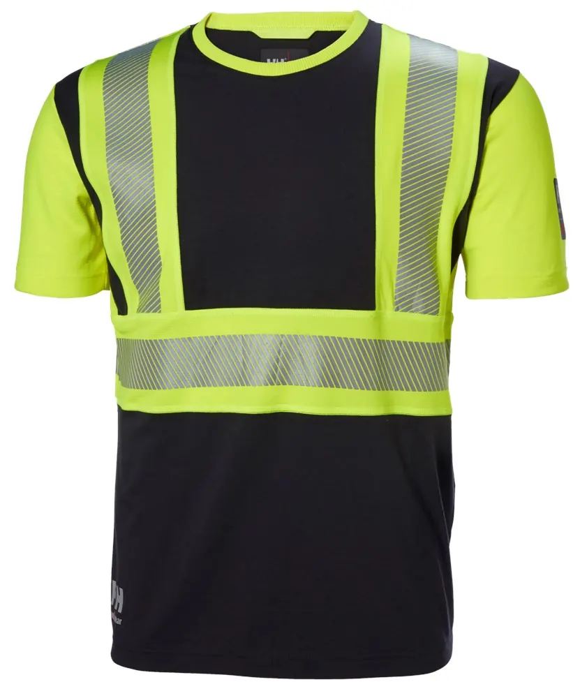 Helly Hansen 79271 Icu T-Shirt Geel/Ebony
