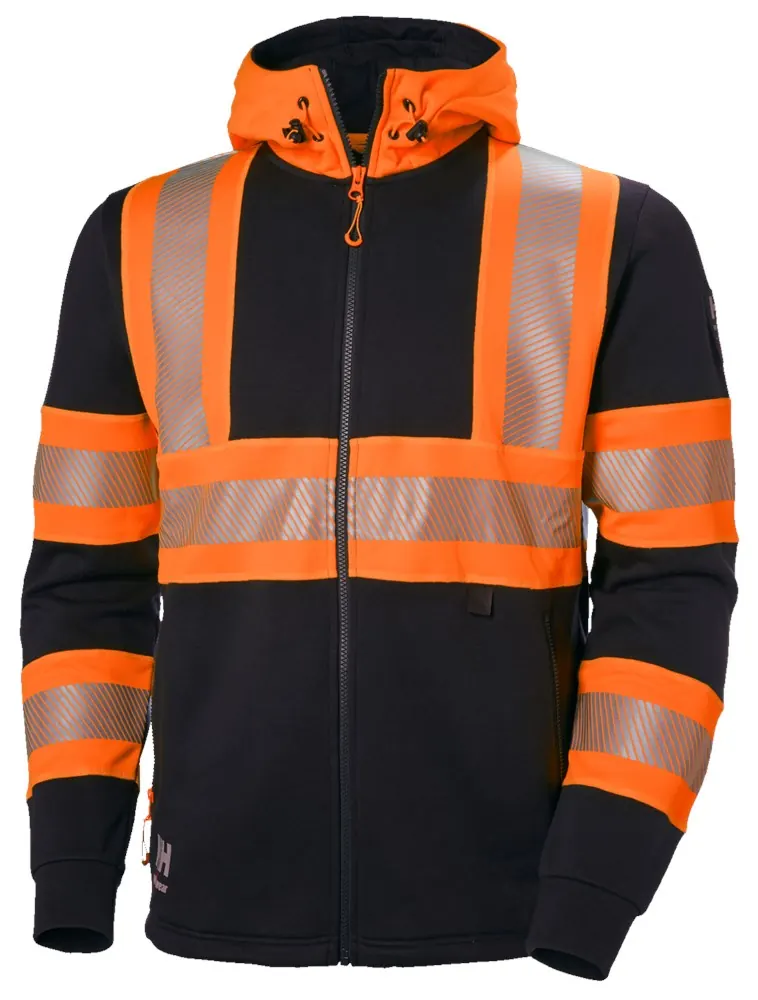 Helly Hansen 79273 Icu Zip Hoodie XS Oranje/Ebony
