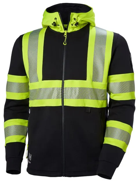 Helly Hansen 79273 Icu Zip Hoodie XS Geel/Ebony