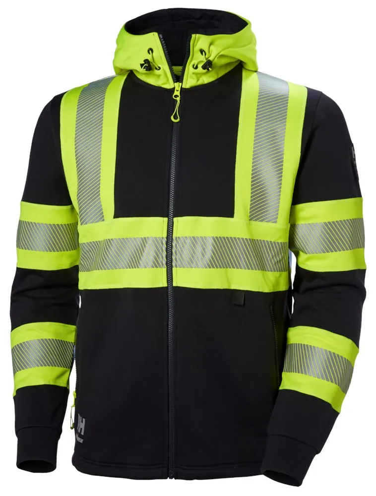 Helly Hansen 79273 Icu Zip Hoodie XS Geel/Ebony