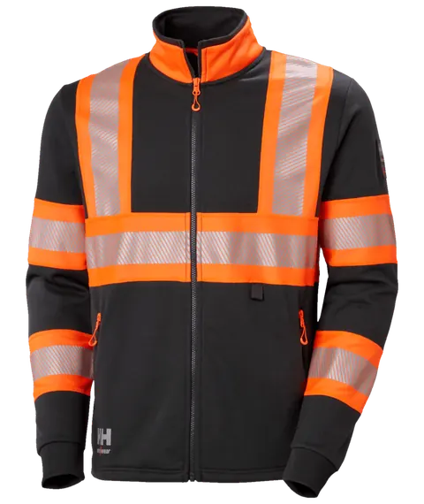 Helly Hansen 79274 ICU Zip Sweatshirt 4XL Oranje/Ebony
